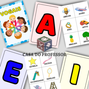 Vogais Ilustradas (arquivo colorido)