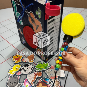 Molde Sacola Musical