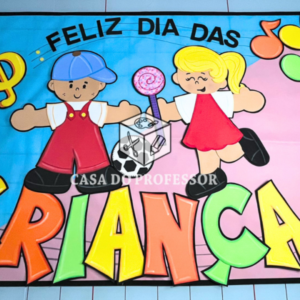 Molde Painel para Dia das Crianças