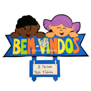 Molde Bem-Vindos de Porta