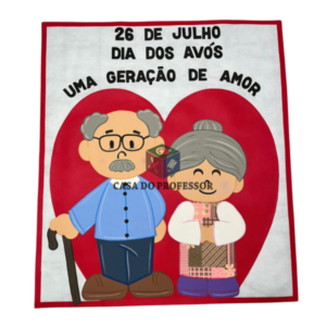 Molde Painel para Dia dos Avós