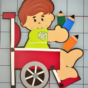 Molde Criança Cadeirante