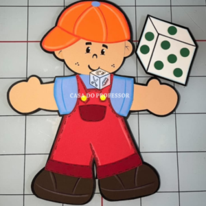Molde Menino com Dado