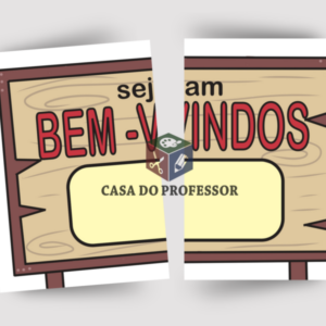 Bem-Vindos Rústico (arquivo colorido)