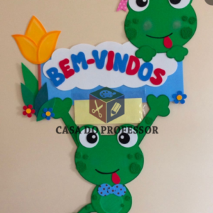 Decoração de Sapinho (arquivo colorido)