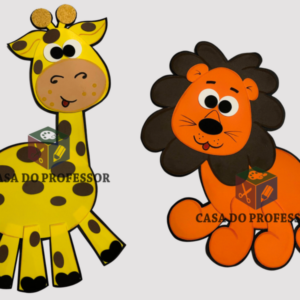 Molde animais safari