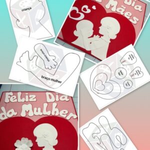 Molde painel dia das mulheres/dia das mães