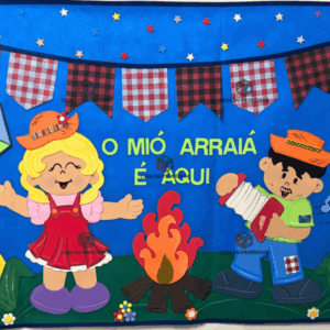 Molde painel para festa junina