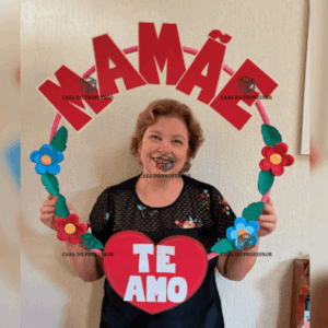 Molde moldura para fotos dia das mães