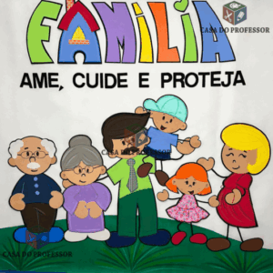 Molde Painel Família