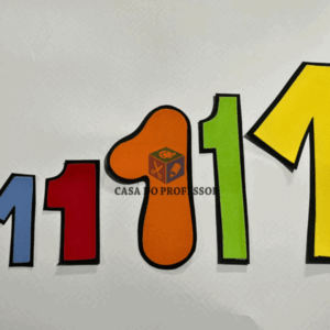 Molde Numerais 0 a 9