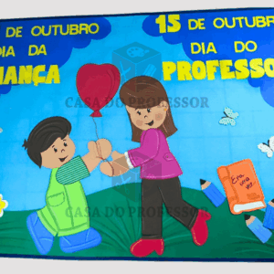 Molde Painel Dia das Crianças e Dia dos Professores
