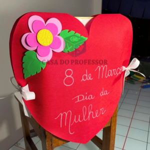 Molde Capa da Cadeira Dia da Mulher