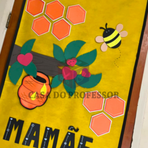 Molde Capa de Porta Abelhinha (Dia da Mães)