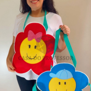 Molde Avental de Flor